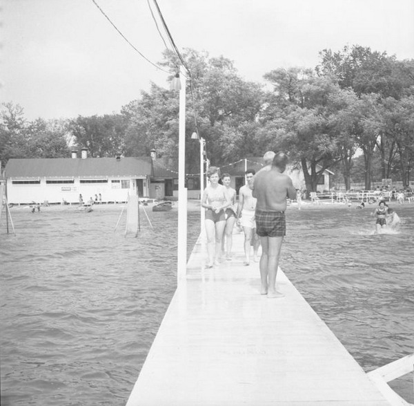 Groomes Bathing Beach - Old Photo (newer photo)